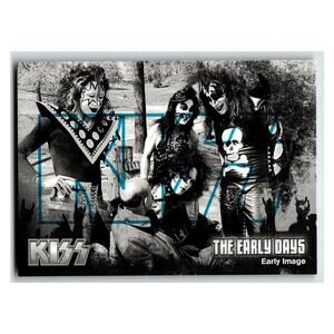 KISS The Early Days 2009 Press Pass 5 Early Image Vintage Music Card